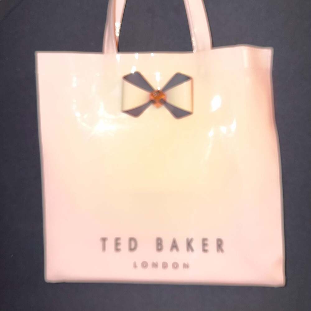Ted Baker London Pink PVC Bow Tote Bag